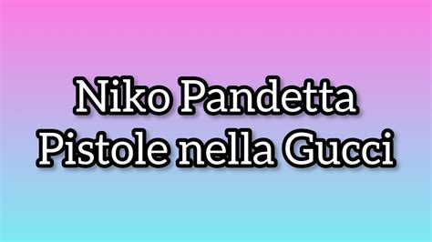 Janax – Pistole Nella Gucci Lyrics .